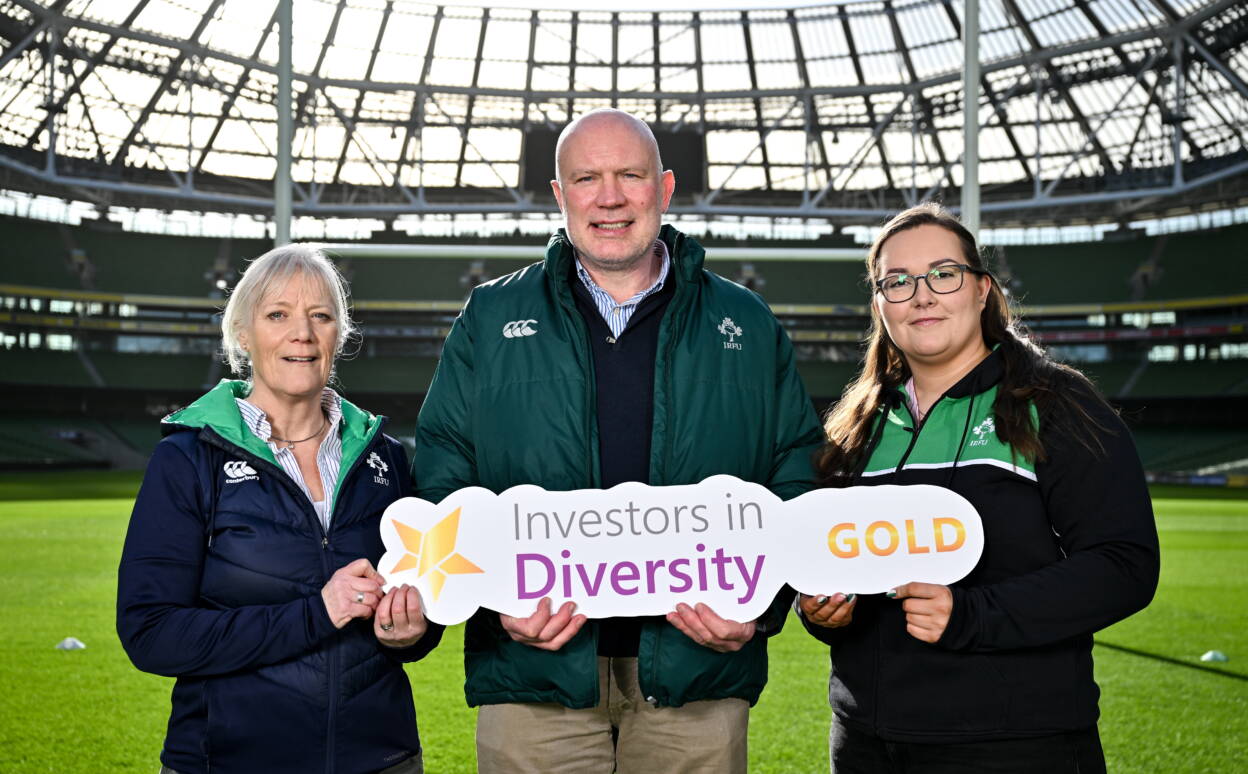 IRFU Becomes First Sports Organisation in Ireland to Achieve Investors in Diversity Gold