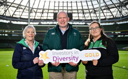 IRFU Becomes First Sports Organisation in Ireland to Achieve Investors in Diversity Gold