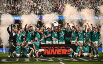 Ireland Celebrate Triple Crown Success Following Bonus Point Victory