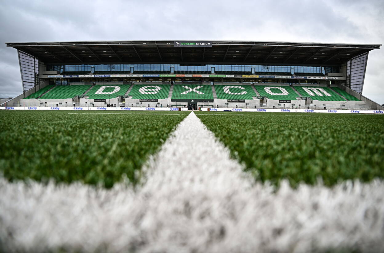A view of the new Clan Stand at Dexcom Stadium in Galway
