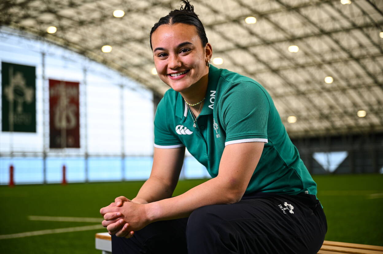 Ireland centre Nancy McGillivray at the IRFU High Performance Centre