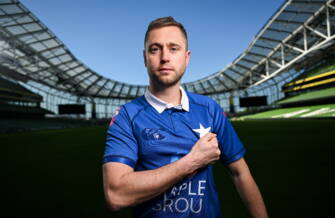 St. Mary's College captain Conor Dean at the Aviva Stadium