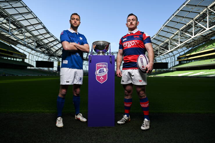 Division 1A final captains Conor Dean and Dylan Donnellan