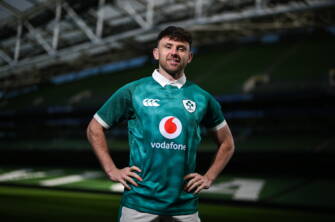 Hugo Keenan has signed a two-year contract extension with the Irish Rugby Football Union (IRFU) and Leinster Rugby until the end of the 2027/28 season. Photo by David Fitzgerald/Sportsfile
