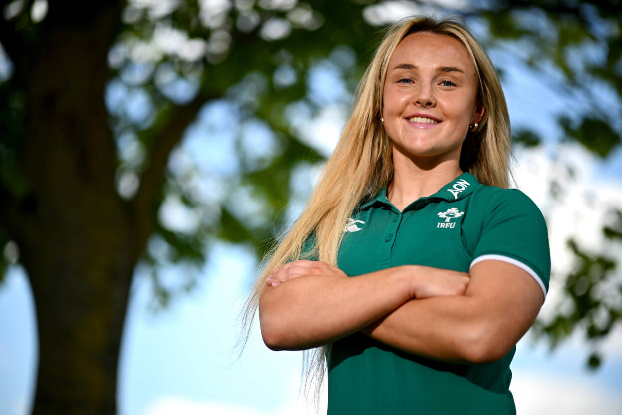 Aoife Dalton is pictured during Ireland's media day