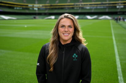Ireland winger Béibhinn Parsons at the Aviva Stadium