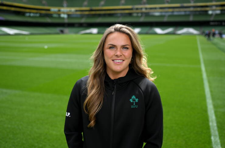 Ireland winger Béibhinn Parsons at the Aviva Stadium