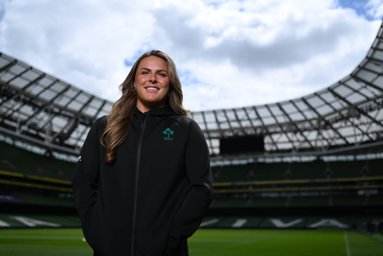 Béibhinn Parsons is pictured at the Aviva Stadium