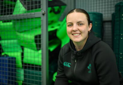 Brittany Hogan at the IRFU High Performance Centre